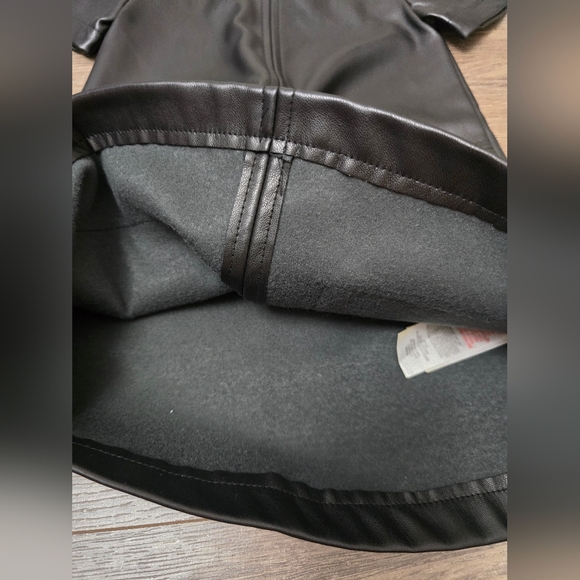 Faux Leather Toddler Dress Black Size 18 Month - Picture 7 of 12